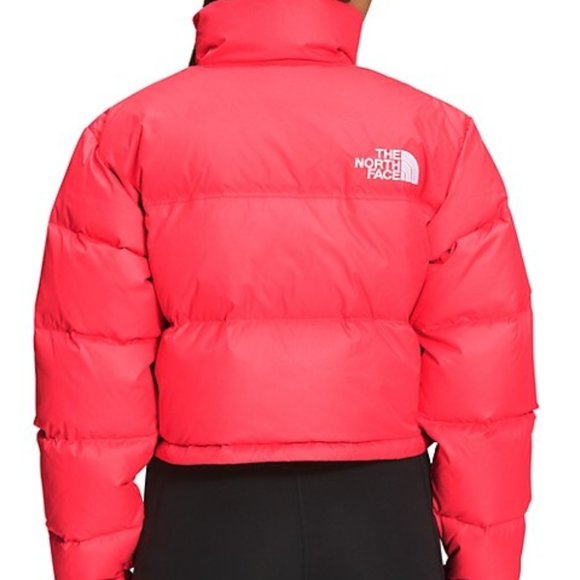 NWT! The North Face Nuptse Cropped Down Puffer Jacket - Size XL - Picture 2 of 3